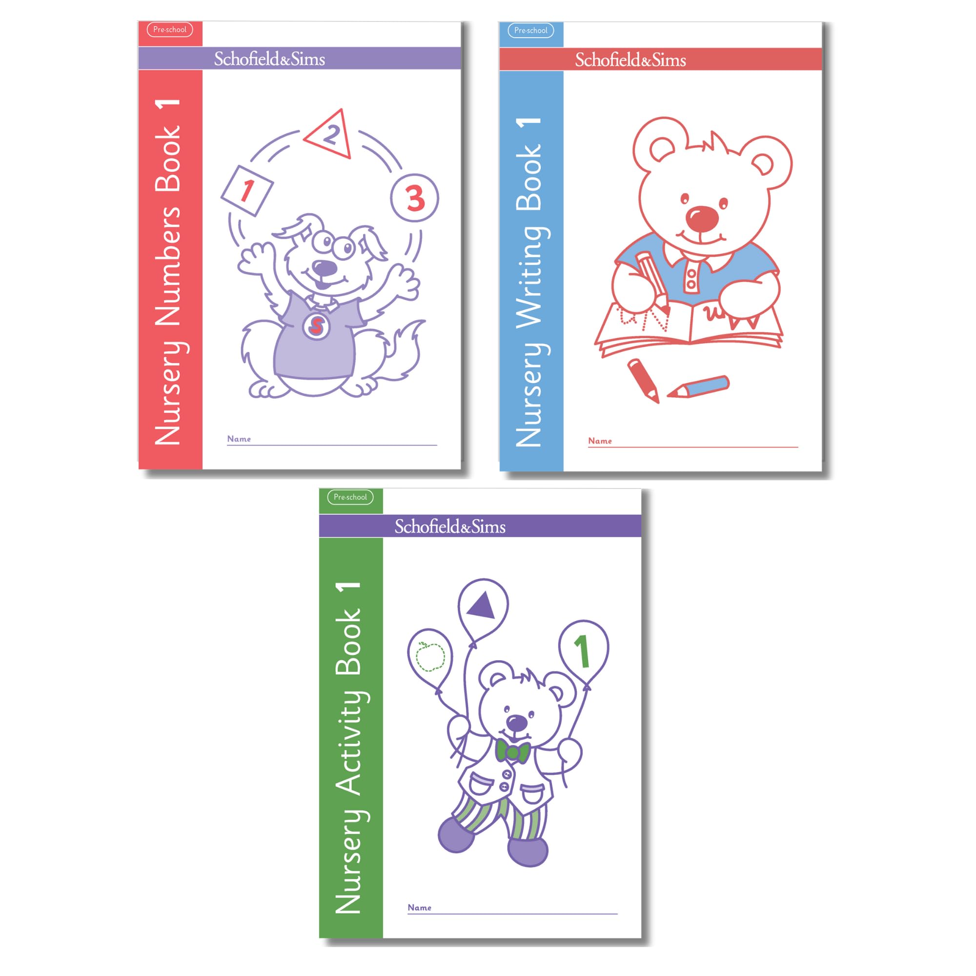 Nursery Workbook Bundle Ages 3–5: Early Years Maths, Writing and Activity Books for Ages 3+
