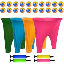Granny Pants Yard Game, Granny Pants with Bouncy Balls & Pump, Giant Pants Outdoor Game & Big Pants Ball Catch Game, Granny Pants Game for Kids & Adults, Perfect for Family Reunion Games