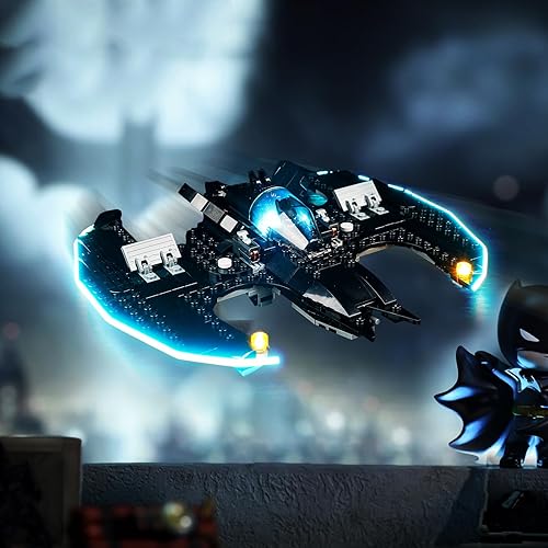 Miniatura 6 de BrickBling Iluminación LED para Lego DC Batwing Batman vs. The Joker 76265 Toy Set, Kit de luz creativa, no incluye modelo