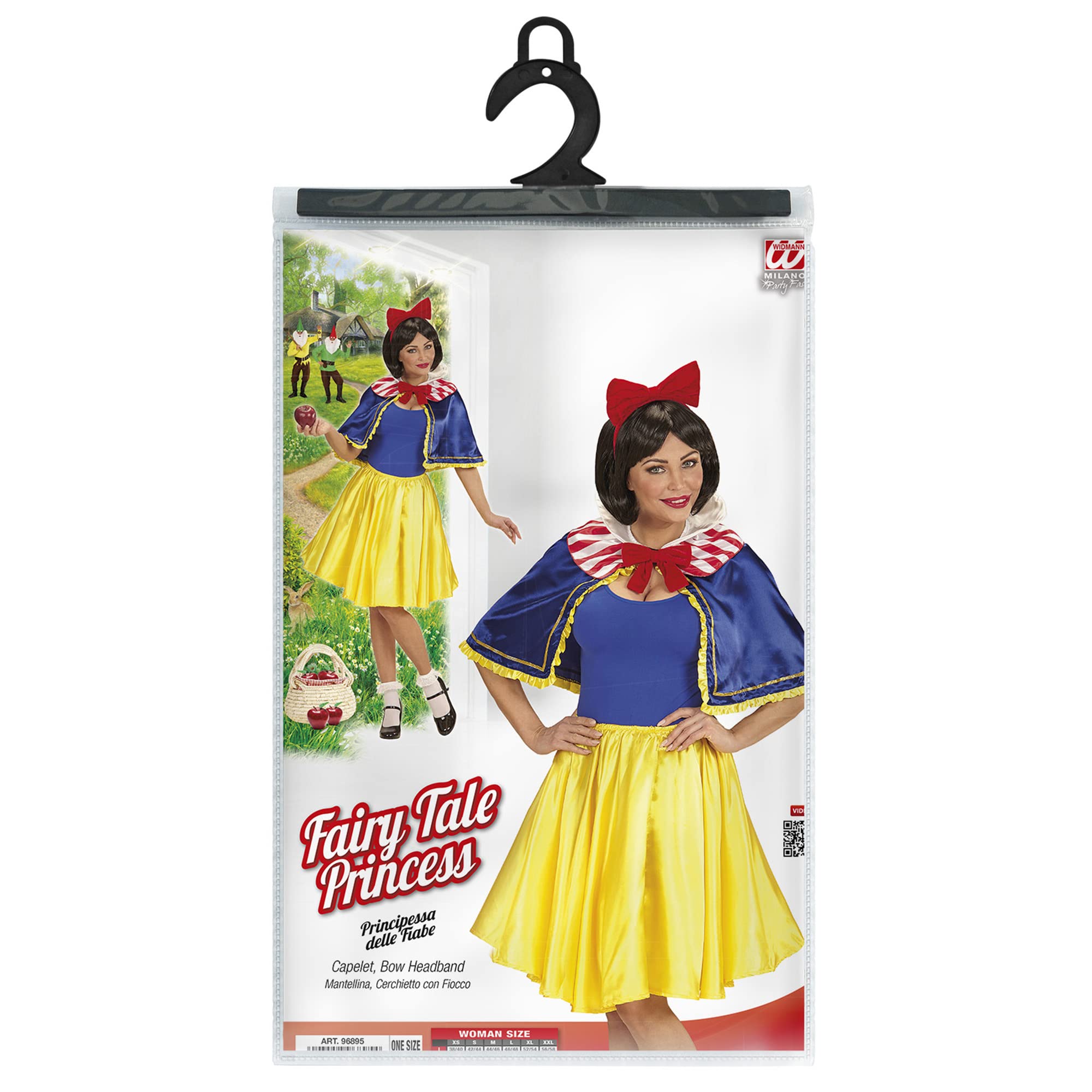 Image secondaire de Widmann 96895 - Costume set princesse de conte de fées, cape, serre-tête, Costumes de carnaval, Carnaval