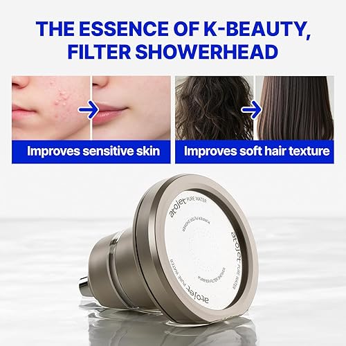 Miniatura 6 de Filtro de ducha con núcleo moldeado por la historia de la belleza de Corea, filtros de carbono puro para una piel más suave y un cabello más suave