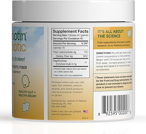 Miniatura 2 de Prebiotin - Fibra prebiótica 4 g.