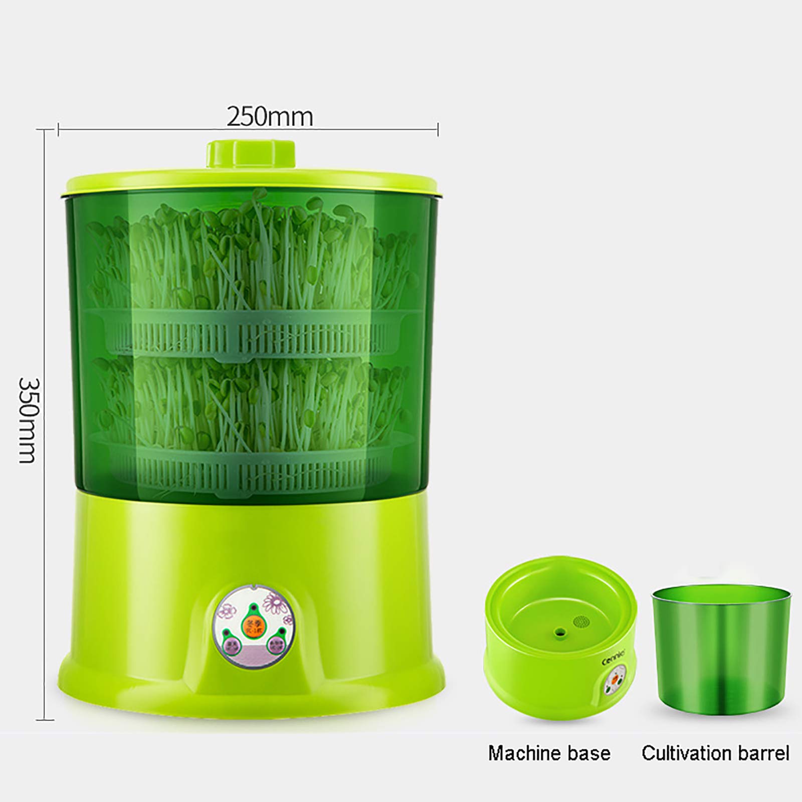 Germinador Automático, Máquina Automática Inteligente de Brotes de Frijoles, Control de Temperatura y Herramienta de Cultivo de Semillas de Riego Automático