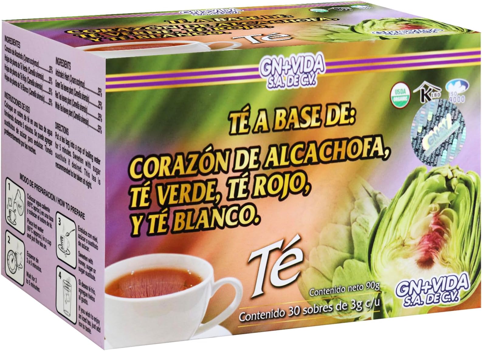 GN+Vida Tea shower head 30 sachets GN+V.