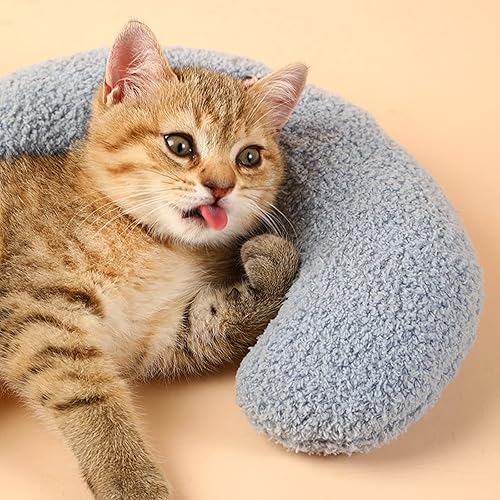 Miniatura 3 de Almohada calmante para perros, almohada calmante para perros pequeños, almohada suave para el cuello de las mascotas, juguete calmante ultra suave y