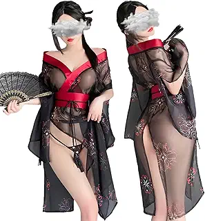 [LIKENNY] 浴衣 コスプレ セクシー ワンピース 花魁 着物 ランジェリー 和風 コスチューム 大和撫子 過激 エッチ な えろい ランジェリー コスチューム エロ 下着