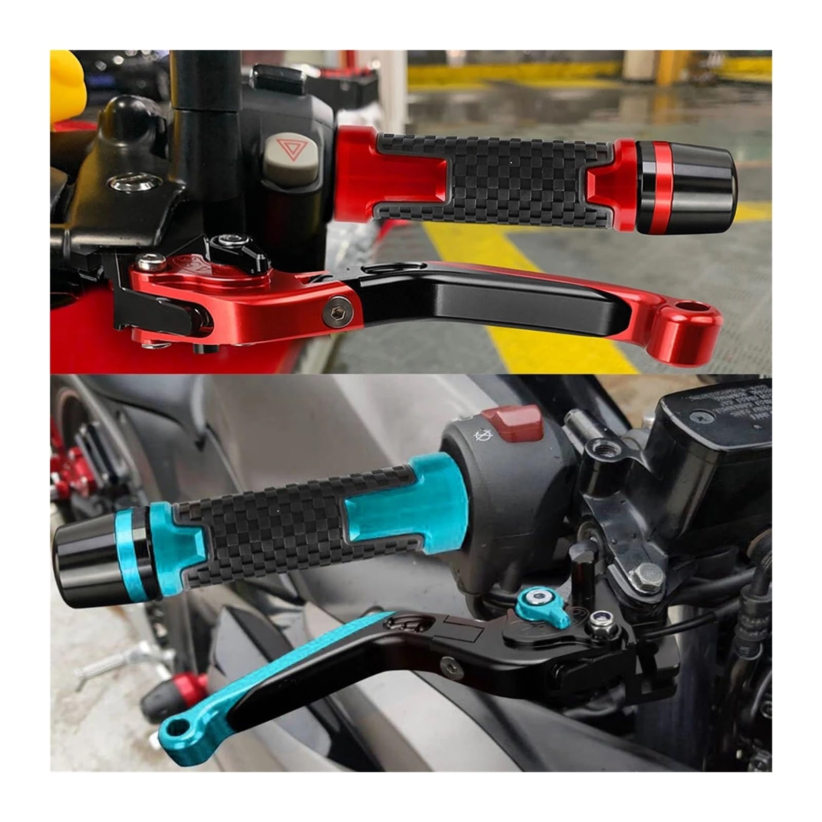 Per F800R 2009-2021 | Set Leve Freno E Frizione (regolabili E Pieghevoli) E Terminali Manubrio(A-24)
