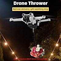 Vista 5 de Lanzador de drones para DJI Mini 3 Pro, FPV caída de carga útil lanzador de suministro de aire dispositivo cuentagotas
