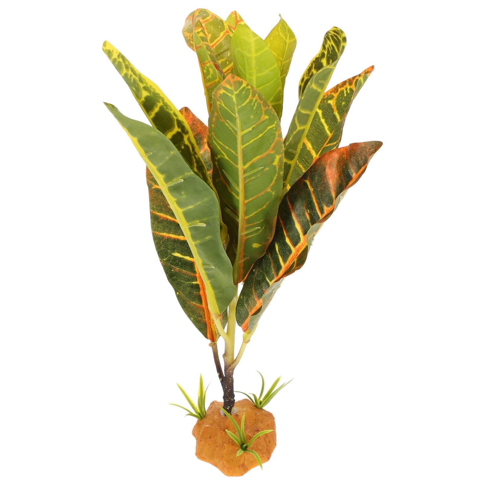 thumbnail: Reptielenterrarium Decoratie – Kunstplant Calathea Makoyana Voor Gekko’s, Hagedissen, Slangen, Amfibieën Habitat
