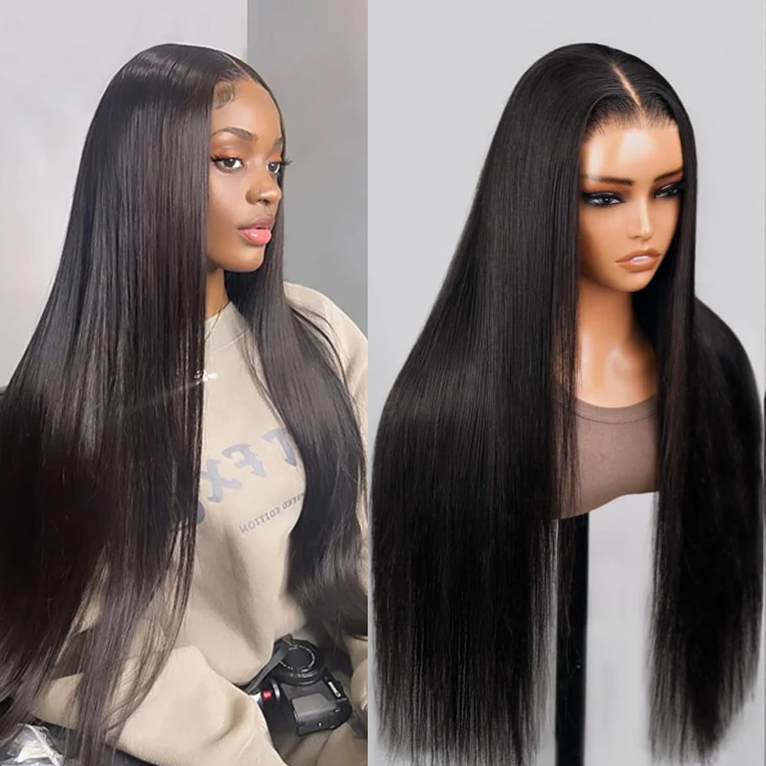 Straight Human Hair Wig For Women,HD Lace Front Wigs Human Hair