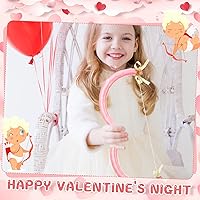 Vista 5 de Leitee Cupido de Halloween Cupido arco y flecha accesorios de Cupido en forma de corazón lazo nudo Cupido disfraz de Halloween para mujeres y hombres