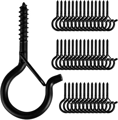 40 PCS Q-Hanger - Screw Christmas Light Hooks for Outdoor