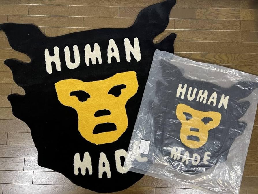 HUMAN MADE RUG SMALL ヒューマンメイド　ラグ HUMAN MADE RUG SMALL ヒューマンメイド ラグ グレー Amazon.co