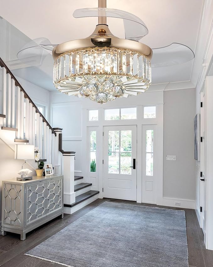 Ventilador de Techo 30 Pulgadas Con Luz Dimmable y Control R miniatura 9