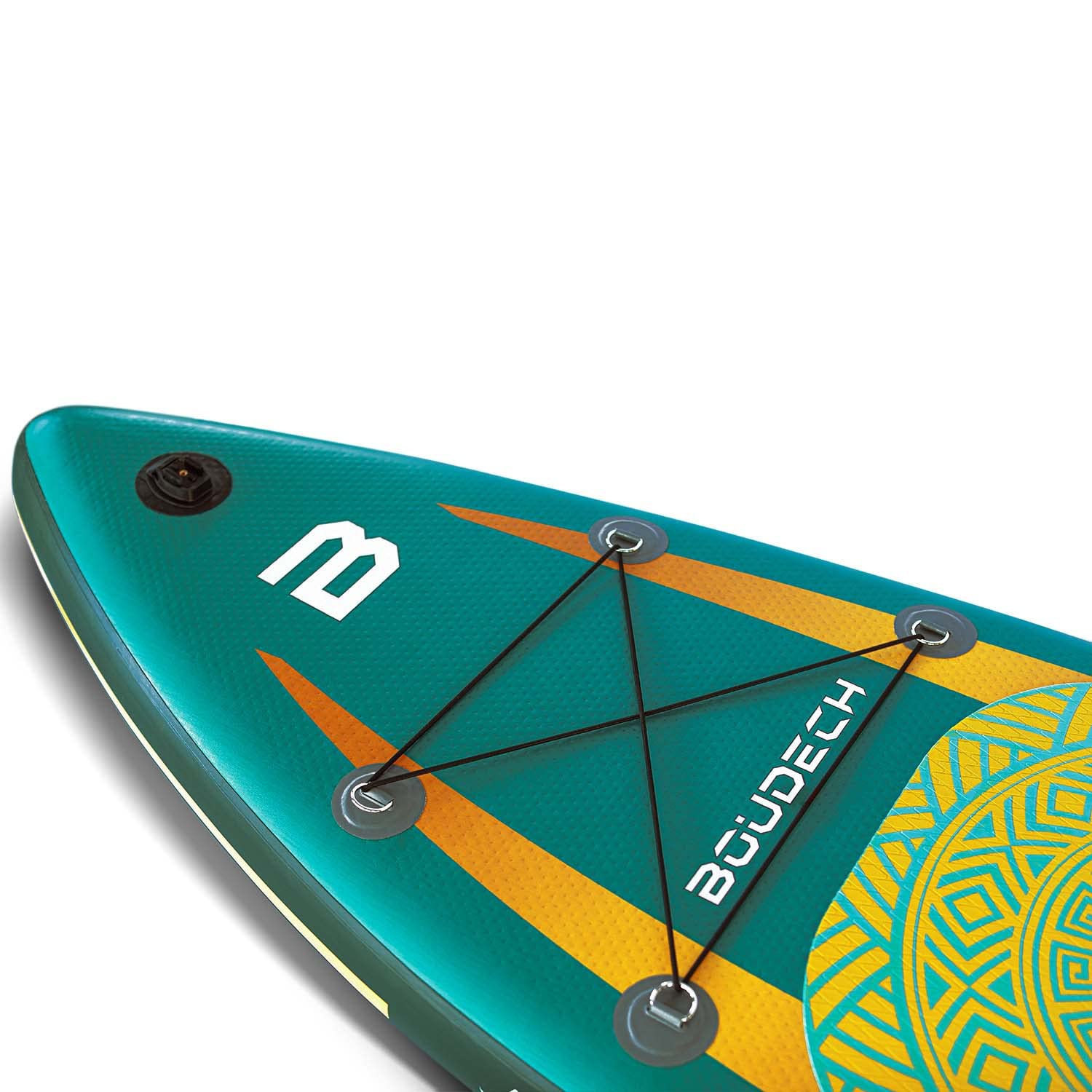Stand Up Paddle Board Flatwater/Touring - Nadmuchiwana deska SUP 300X75X15 cm z regulowanym wiosłem, kostką, inflatorem, zestawem naprawczym i torbą transportową. Waga Max 140 kg