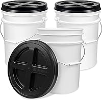 Vista 13 de ePackageSupply Premium 5 galones Recipiente de plástico de grado alimenticio con tapa Gamma Seal Fabricado en EE. UU. Libre de BPA Resistente
