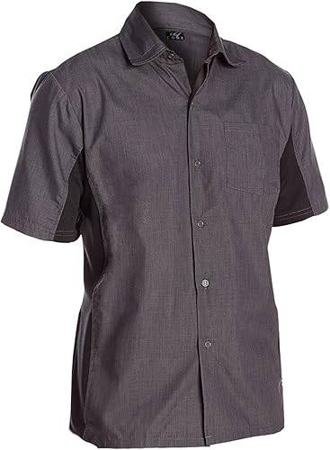 Miniatura 2 de Utility Work Camisa con Snap Botón Frontal y rejilla paneles laterales