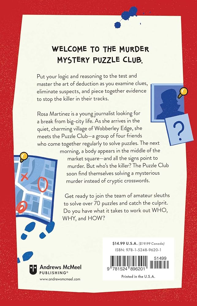 Amazon.com: The Murder Mystery Club Puzzle Book: Murder in the