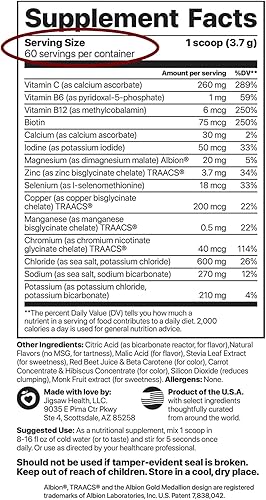Miniatura 2 de Jigsaw Health Electrolyte Supreme  Amplio espectro de electrolitos + oligominerales  Sabor a ponche de frutas  60 porciones (tarro)
