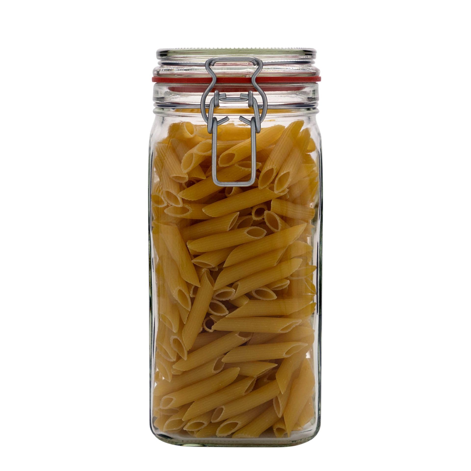 12 Drahtbügelgläser 1540ml | luftdichte Vorratsgläser, Einmachgläser | Ideal zur Aufbewahrung von Lebensmitteln in der Küche | Mehl, Zucker, Kaffee, Pasta, Reis, Müsli | Made in Germany