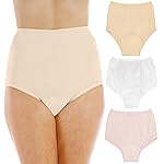Wearever Women\'s Cotton Comfort Incontinence Panties for Bladder Control with Regular Absorbency - Reusable & Washable Leak Proof Underwear 150 ml (Pack of 3) (Pastel) (M) (Fits Hip Sizes: 38-40)