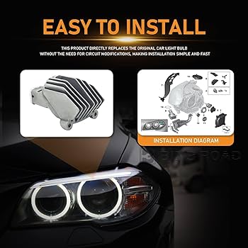 Amazon.com: BINB ROAD 2Pcs LED Angel Eye Light Module Diode