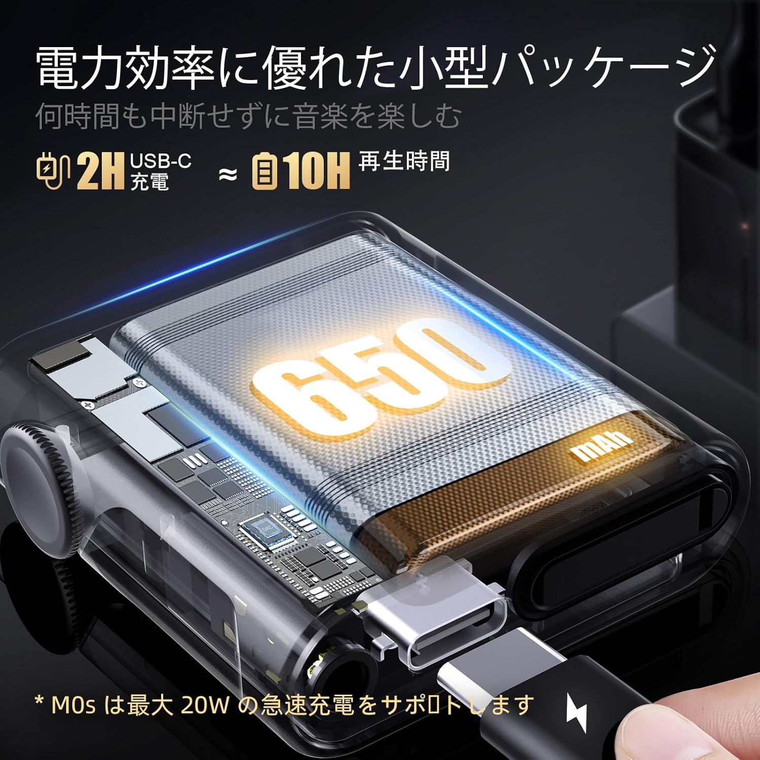 SHANLING M0S ポータブル音楽プレーヤー、ハイレゾ MP3 プレーヤー