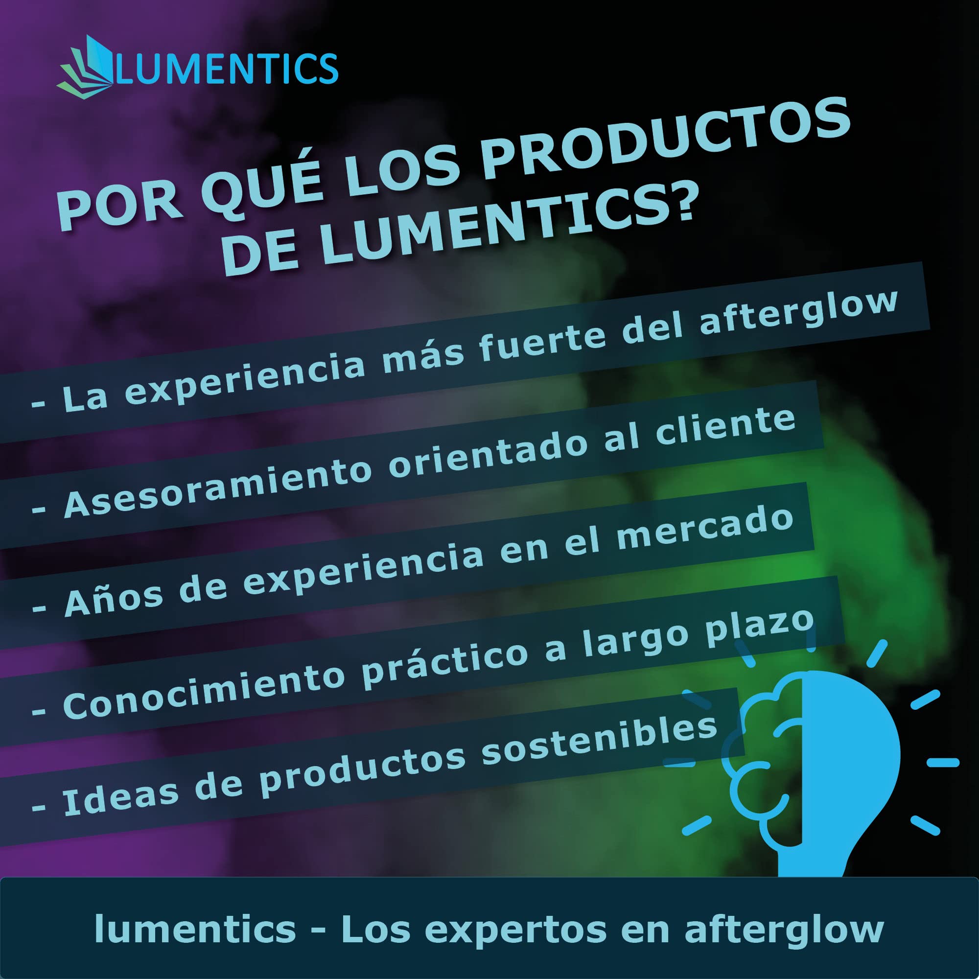 LUMENTICS Resina para impresora 3D Resina luminosa, verde y azul, 500 g, UV 405 nm, brilla en la oscuridad, resina fosforescente fotopolímero para LCD DLP SLA -Fabricado en Alemania