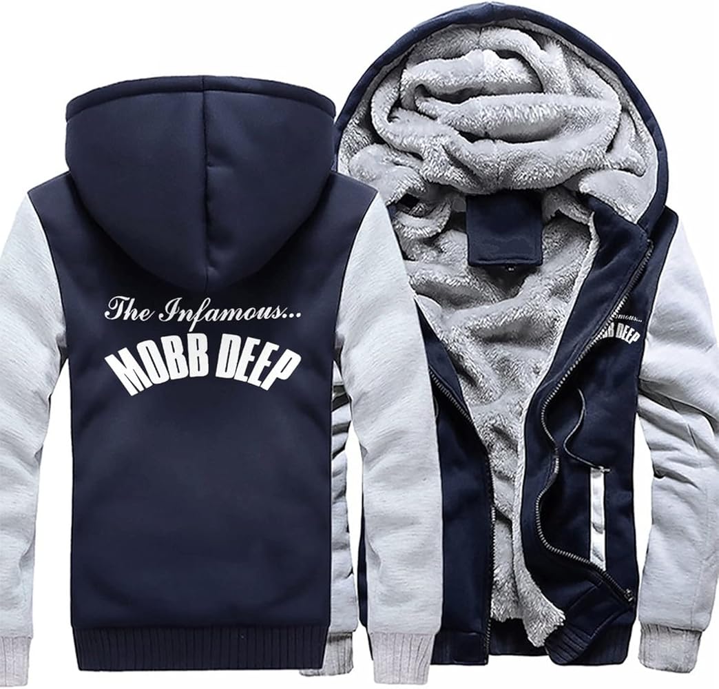 Amazon.co.jp: [QQOUTLET] パーカー メンズ 長袖 裏起毛 THE INFAMOUS