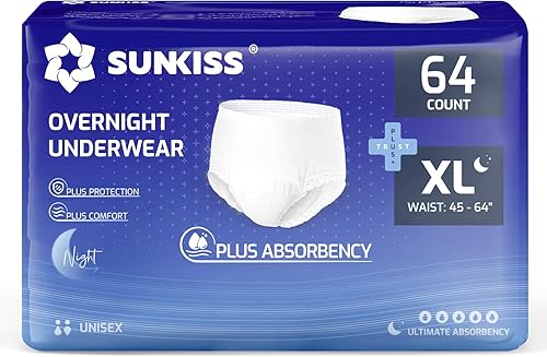 Miniatura 8 de SUNKISS TrustPlus - Ropa interior para incontinencia y posparto para hombres y mujeres, ropa interior protectora desechable con absorción cómoda