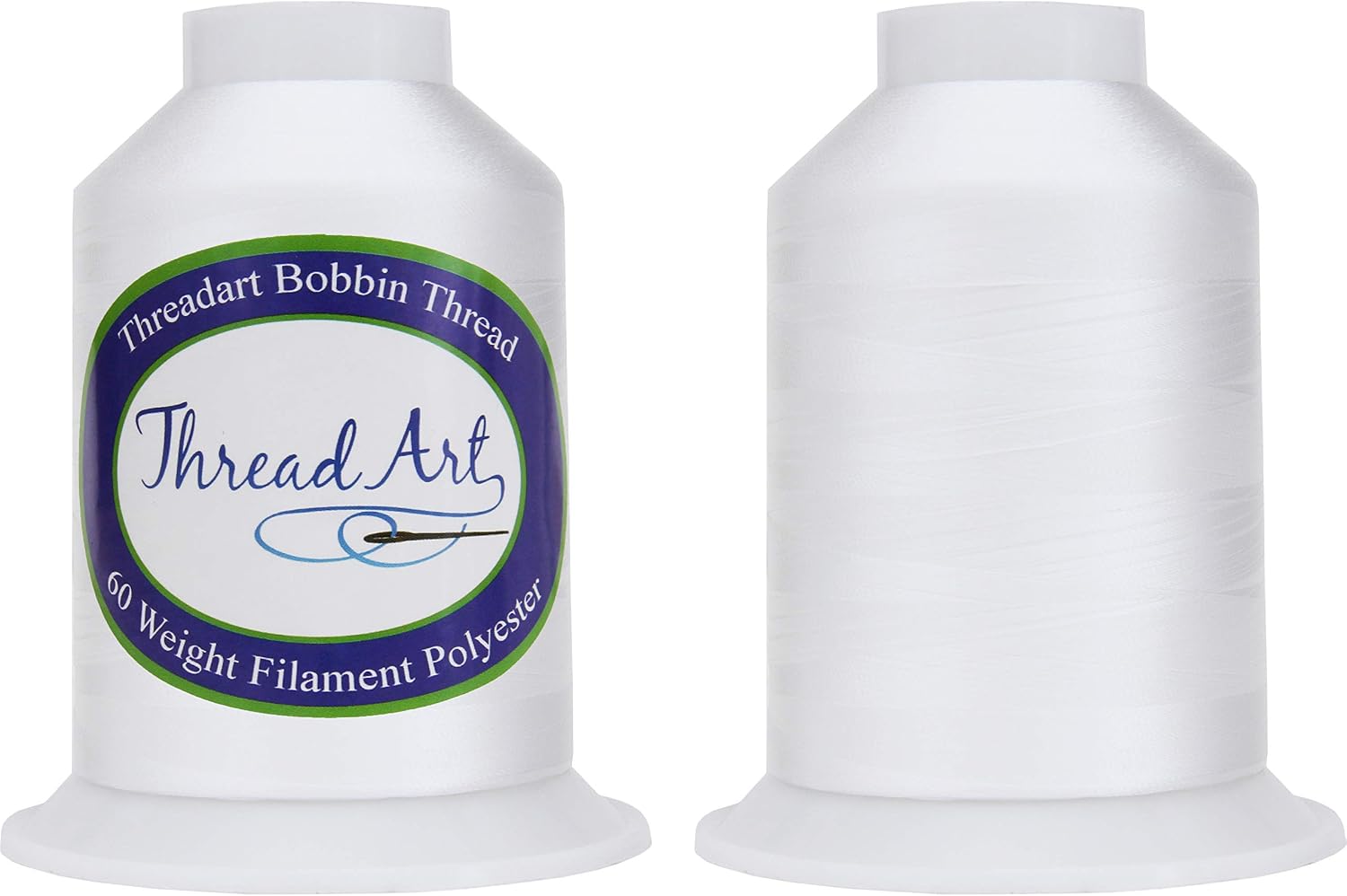 Each Huge Spool White Embroidery Machine Bobbin Thread Arts Embroidery