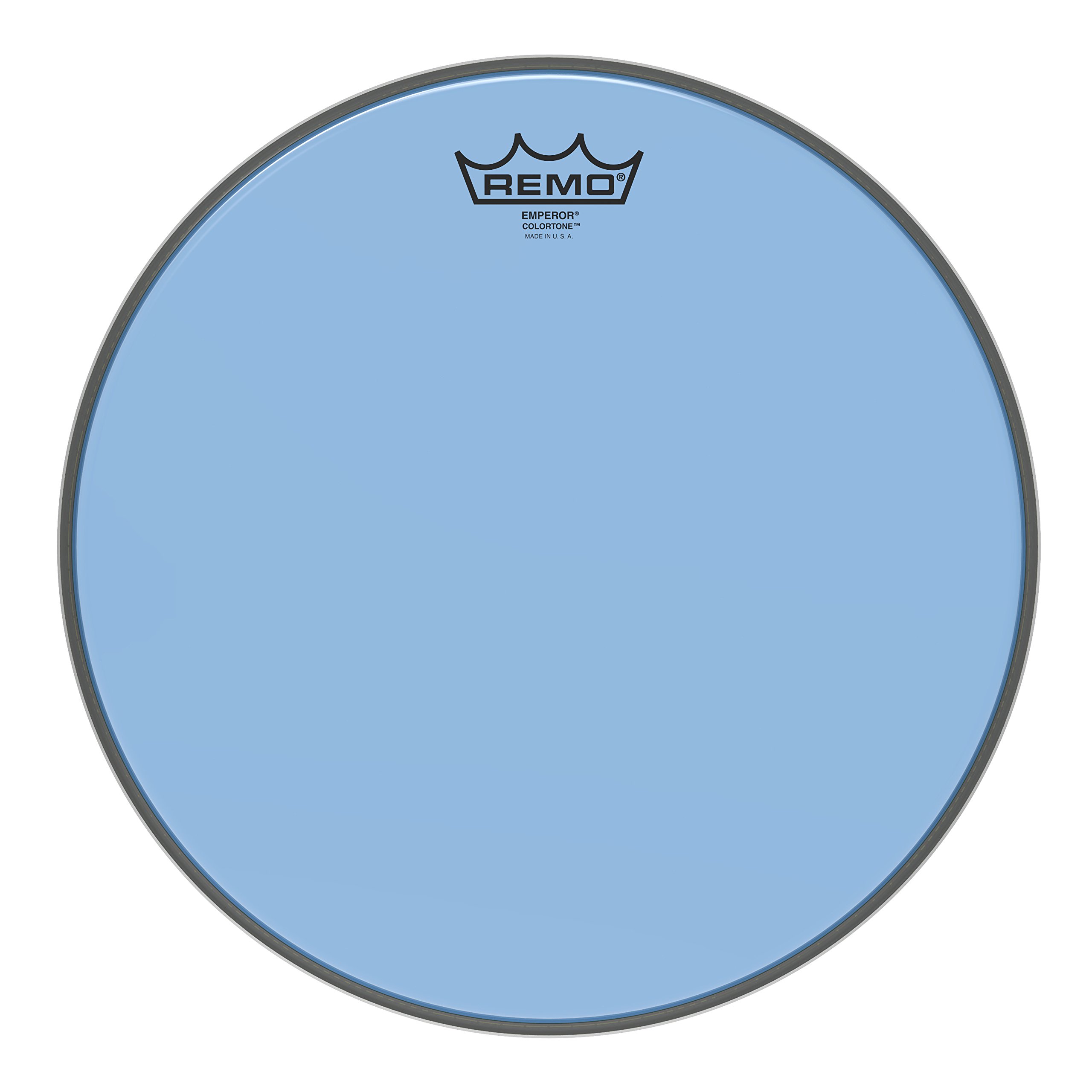 Remo Drumhead Colortone Emperor Clear Blue - 13" - BE-0313-CT-BU, 13 Inches