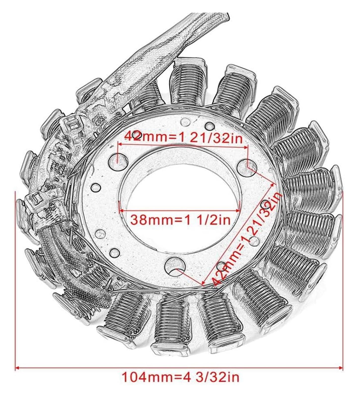 pour Suzuki GSXR600 GSXR750 GSXR1000 2001-2004 pour GSX R 600 750 1000 Magnéto D'allumage Stator Bobine Régulateur Rectifieur Bobine Magnéto Stator