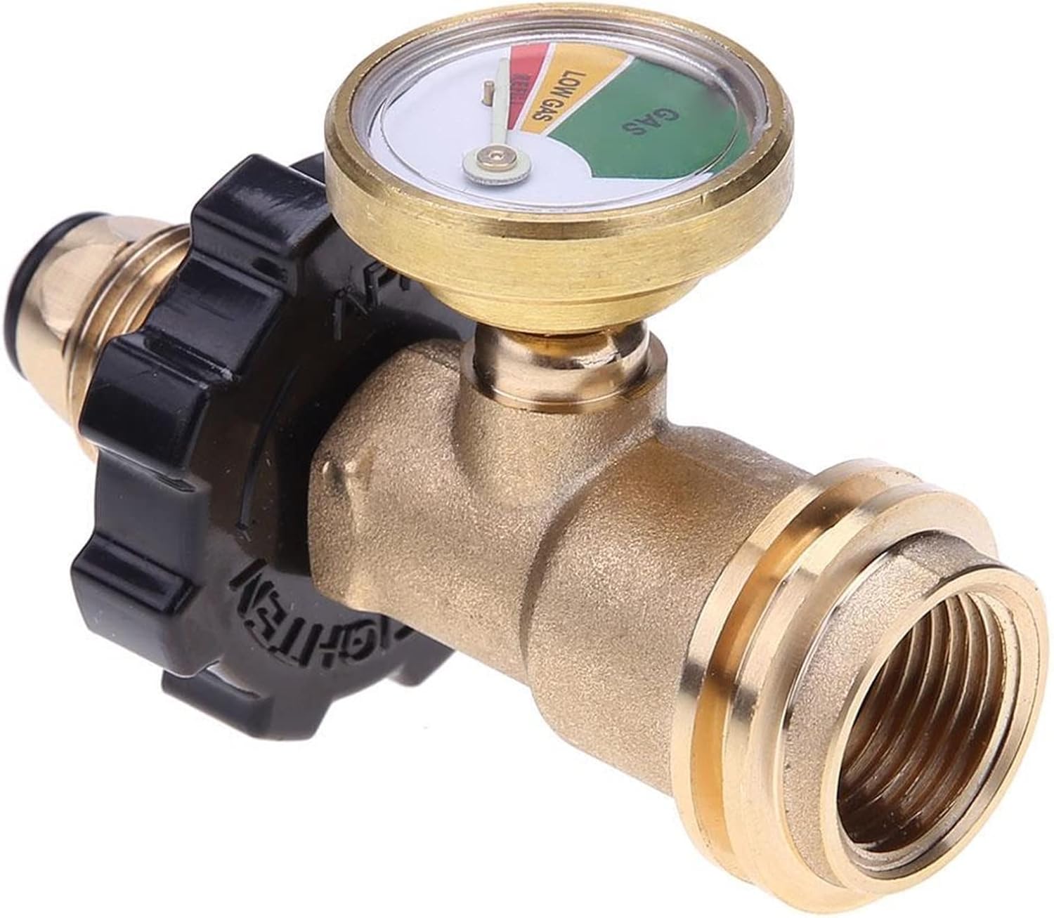 Propane Gas Gauge Meter Tank Built-in Leak Detector Universal for QCC1 Propane Tank Gas Cylinder Pol Pressure Gauge Connecto