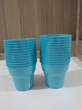 Mavi Plastik Bardak, 25 Adet