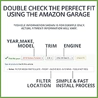 Vista 4 de ECOGARD Filtro de aire de cabina XC11709 para Jeep Cherokee 2019-2022