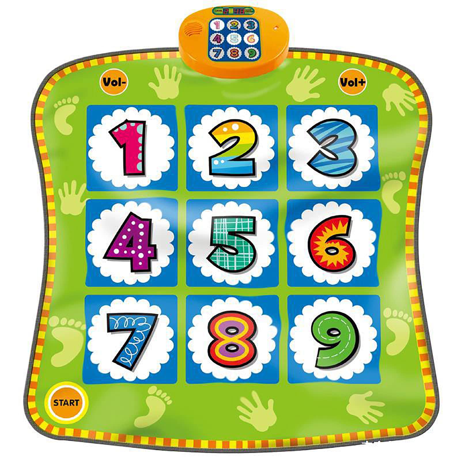 Tappetino da ballo, pad da ballo con musica elettronica con volume regolabile, giochi di ballo con schermo del punteggio a LED, giocattoli educativi precoci, regali di compleanno di Natale per 3-11 an