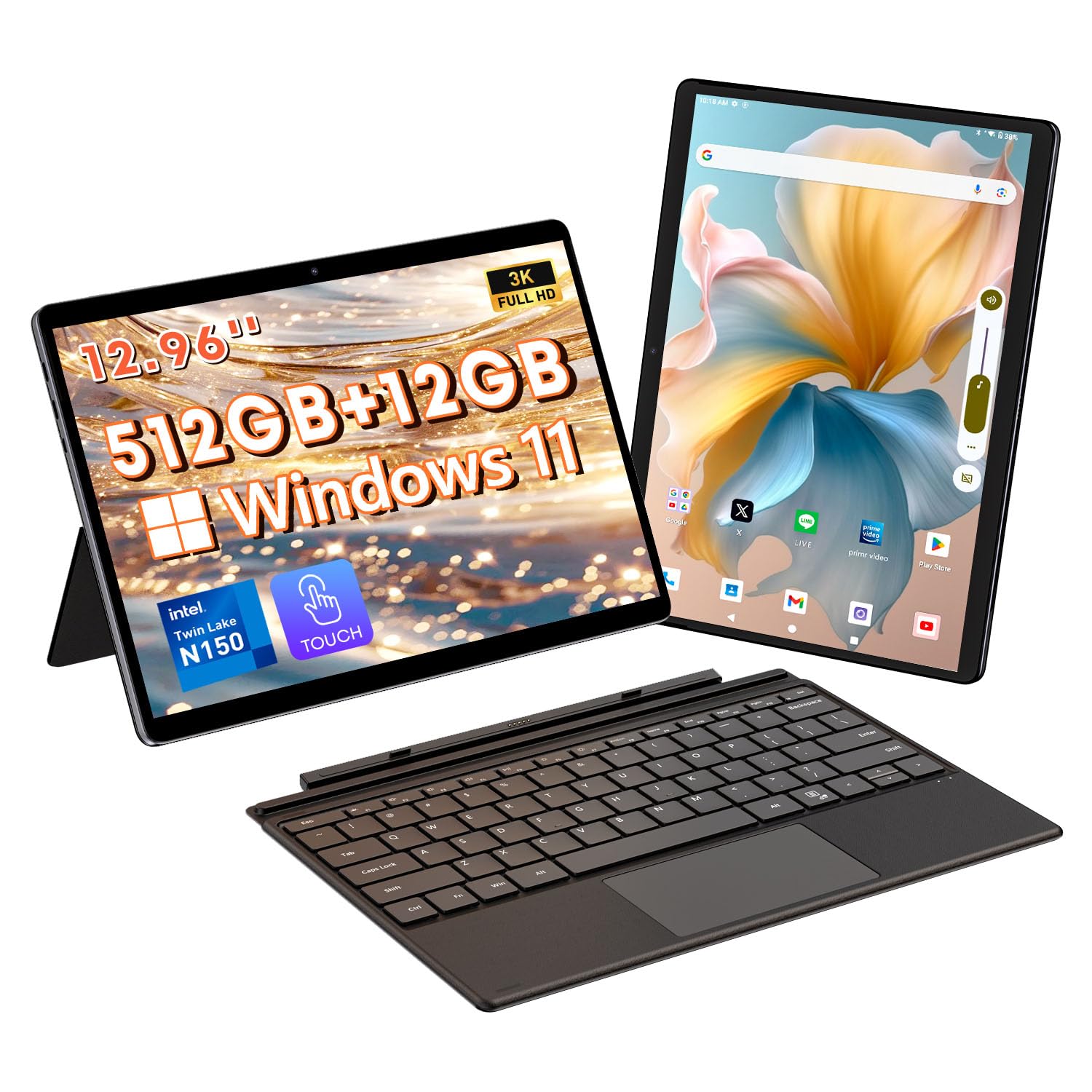 Windowsタブレット本体 Chuwi Hi10 Max N150 Amazon.com : CHUWI Hi10 Max 2 in 1 Windows Tablet 12.96