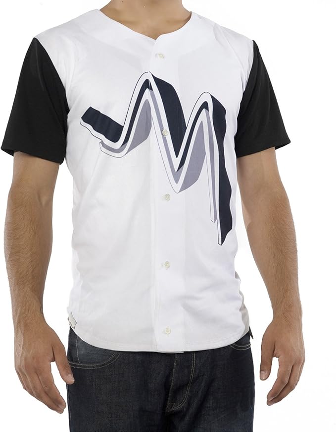 Jersey de béisbol para hombre por madmogulclothing Blanco Béisbol