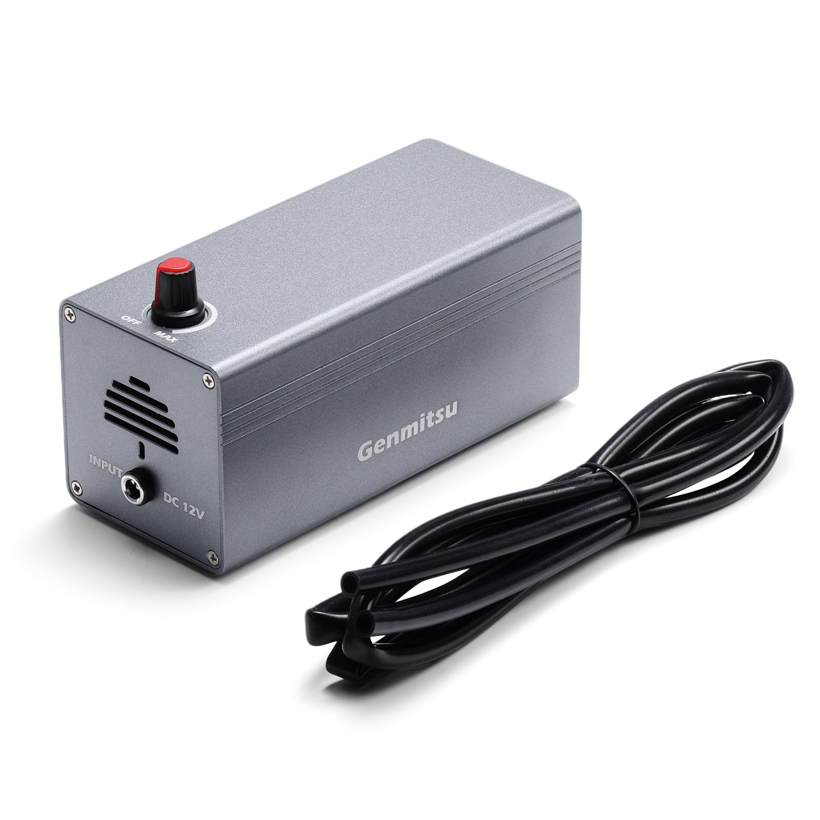 Genmitsu Air Assist Pump for Laser Cutter, Compatible with Genmitsu Kortek and Most CNC Milling or Laser Engraving Machine in The Market, Remove Smoke & Dust