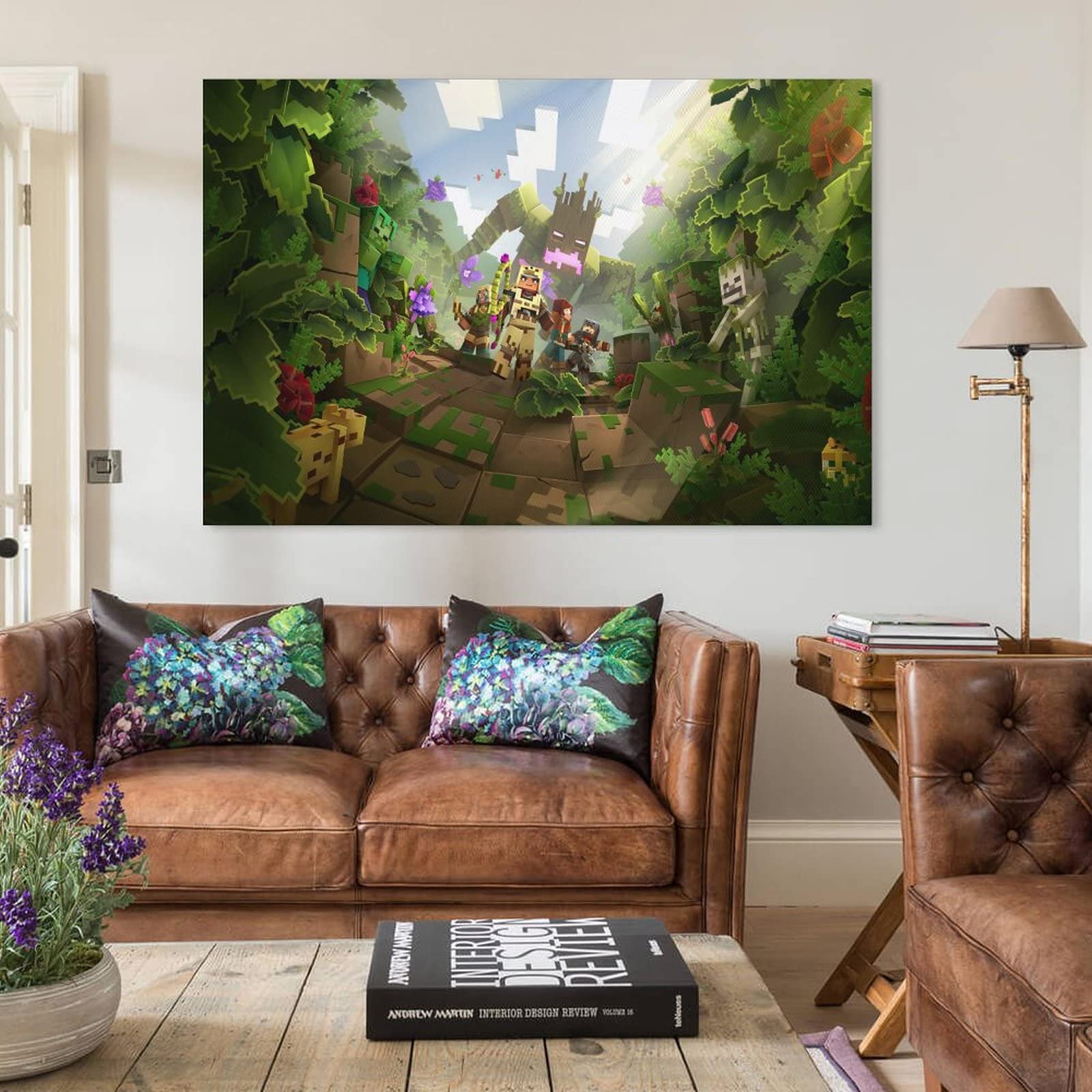 AAOCLO Minecraft Impression Sur Toile Image Sur Toile - Decoration Murale - Tableau Mural - Tableaux Pour La Mur - Moderne - 20x30inch(50x75cm