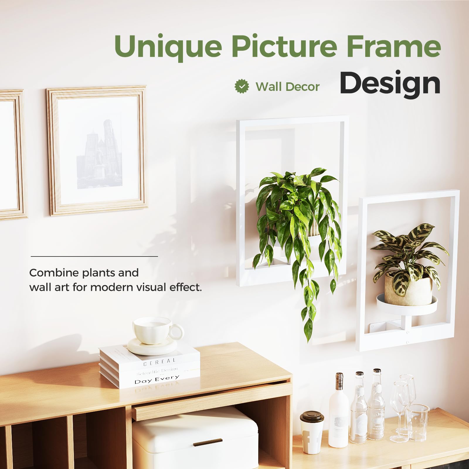 Snapklik.com : Bamworld Wall Plant Hanger Indoor Wall Planters For ...