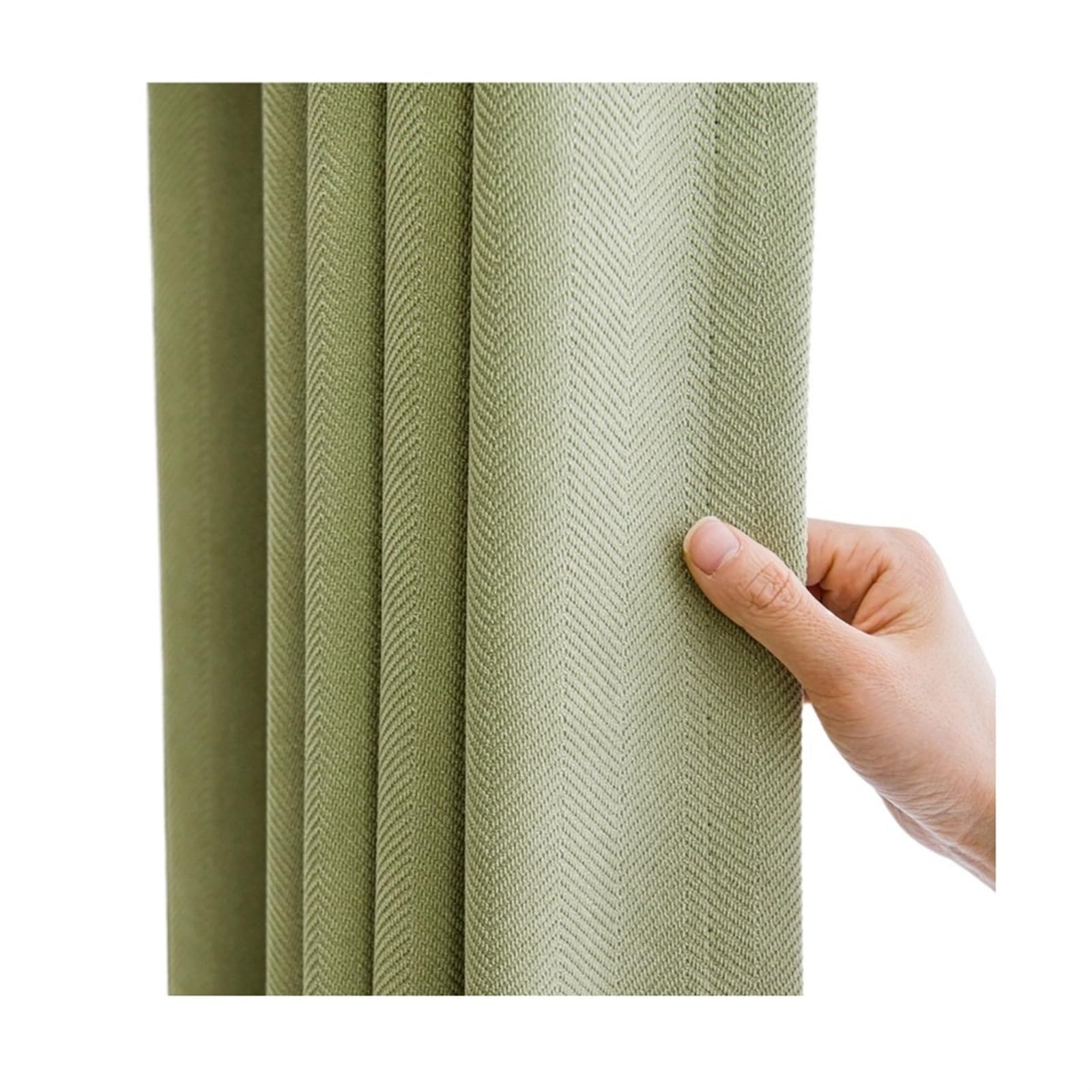 Rideaux occultants de chambre finition oeillets tissu lourd moderne 150x200