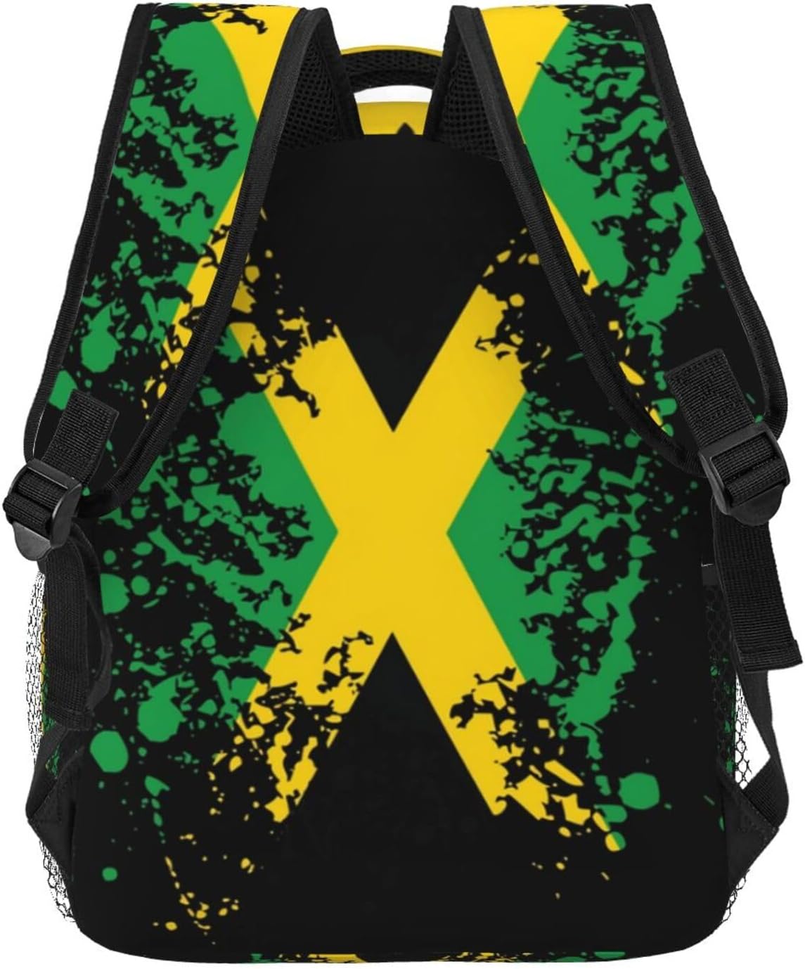 Jamaica Jamaican Flag Backpack Casual Hiking Camping Travel Backpacks Lightweight Daypack Bag Women Men Bookbag