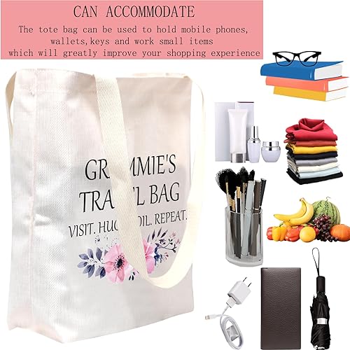 Miniatura 2 de POFULL Regalo de Grammie para abuela, regalo para el día de la madre, bolsa de viaje de Grammie, bolsa de cosméticos de viaje