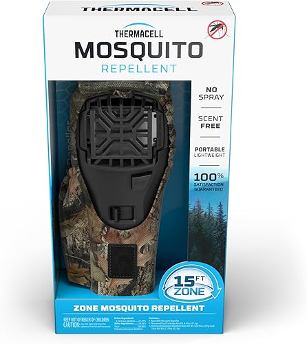 Miniatura 31 de Thermacell MR300 - Repelente de mosquitos portátil, altamente efectivo, incluye repuestos de 12 horas de larga duración, no es aerosol, libre