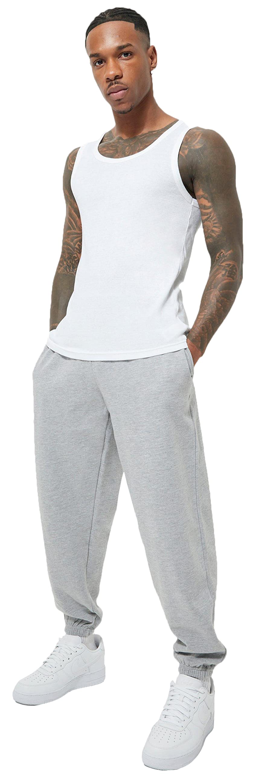 dockstreet Loose Baggy fit Joggers/Loose Yoga Pants/Casual Extra Baggy fit Lower Cotton for Men-picture-44