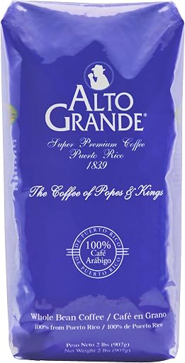 Alto Grande Premium Coffee Whole Bean - 2 Lbs (Pack of 1)