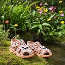 Coolz Kids Chu-Chu Sound Musical Sandals Coco-7 for Baby Girls Age 1-2 Years (Peach, UK Footwear Size System, Toddler, Age Range, Medium, 12 Months, 15 Months) gallery image