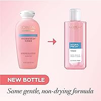 Vista 6 de L'Oreal Paris Skincare HydraFresh Toner Face Toner with Pro-Vitamin B5 for a Smoother, Brighter Complexion, 2 Count